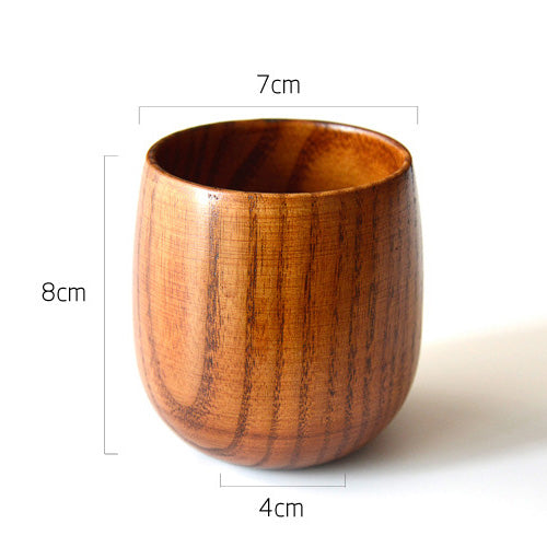 كوب "الدفء الخشبي" الكلاسيكي المصنوع يدويًا عدد (24) قطعة
