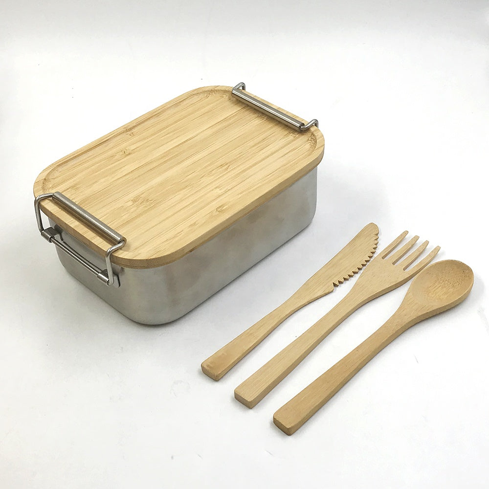 صندوق غداء "الستانلس ستيل" الصحي للأطفال عدد (3) قطع