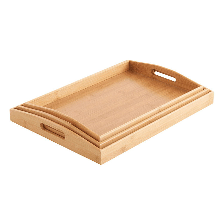 صينية "الزين" اليابانية للتقديم من الخيزران عدد (3) قطع